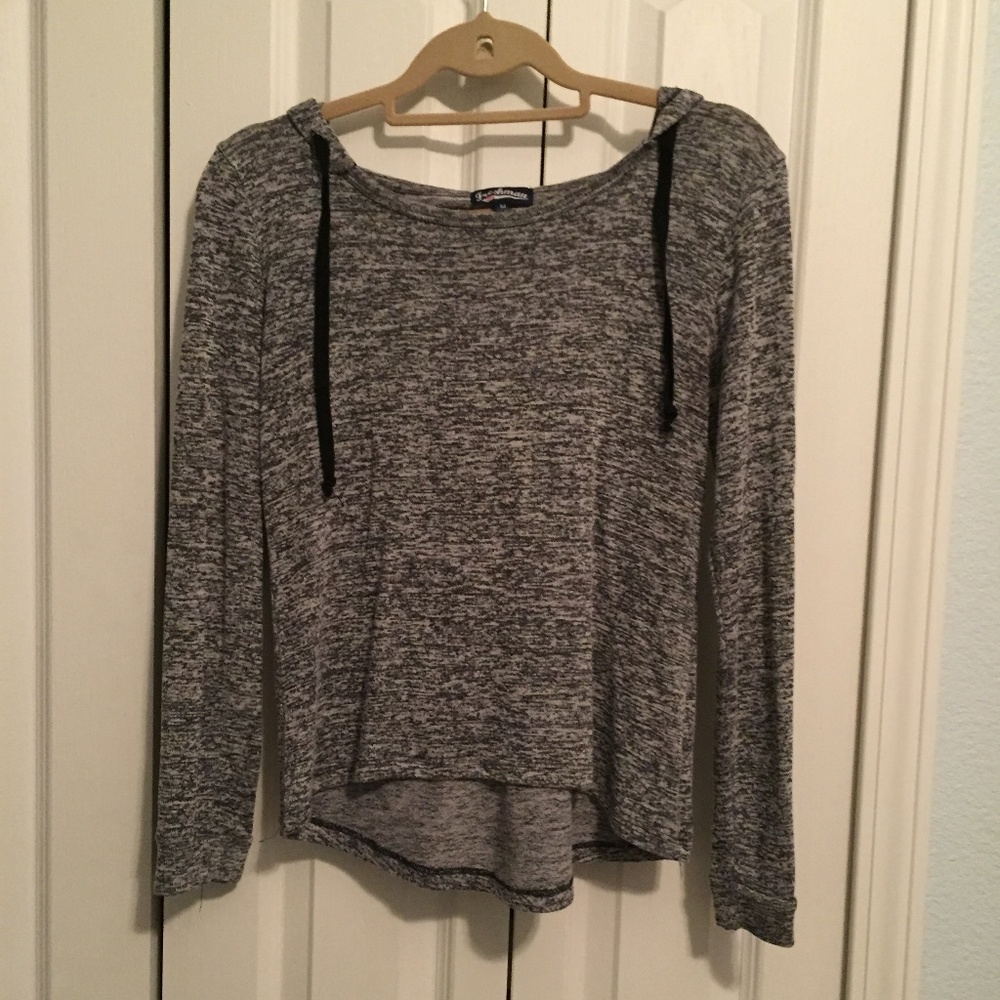 Textured Grey Hoodie